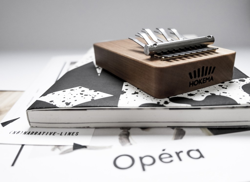 Photo of a Kalimba Hokema for playing music with thumbs