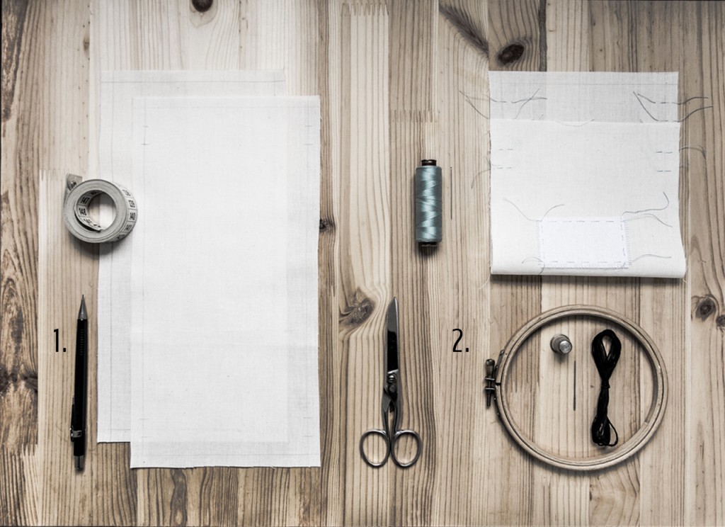 Tutoriel Comment réaliser des Pochettes brodées - Étapes de fabrication