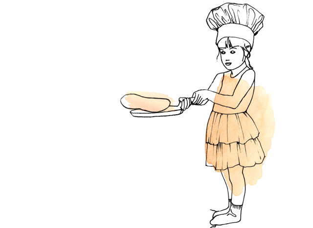 Animated Gif of (NØ) baking crepes