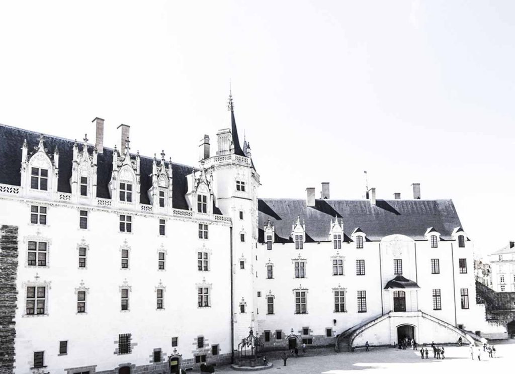 Nantes Château des Ducs de Bretagne Cour intérieure