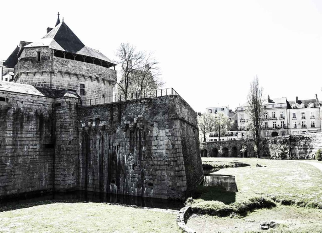 Nantes Castle of the Dukes of Brittany Outside