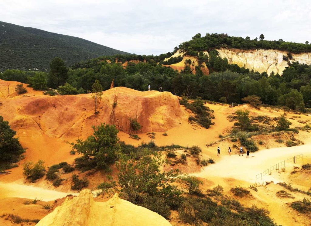 Promenade dans les Ocres de Rustrel