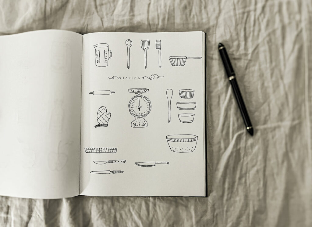 Baking an apple pie... All the utensils you'll need.