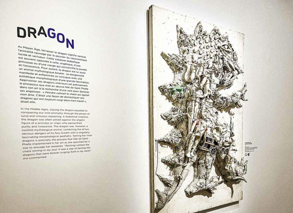 a dragon whose posture recalled both guardian and monster. Through these figures, something opened.