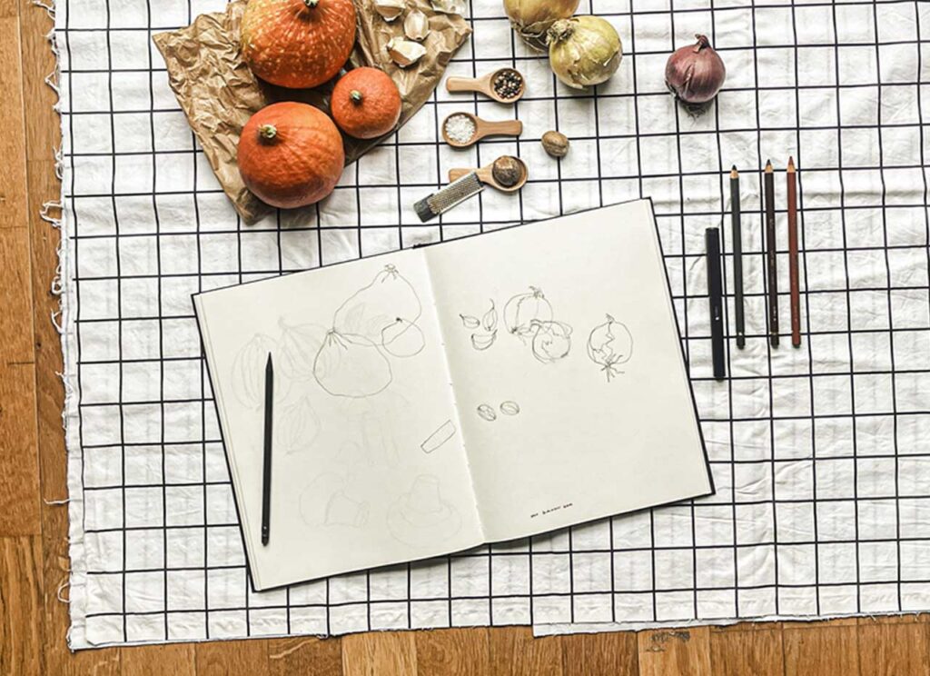 The drawing exercise continue with your non dominant hand. Give it a try and let you get surprised !