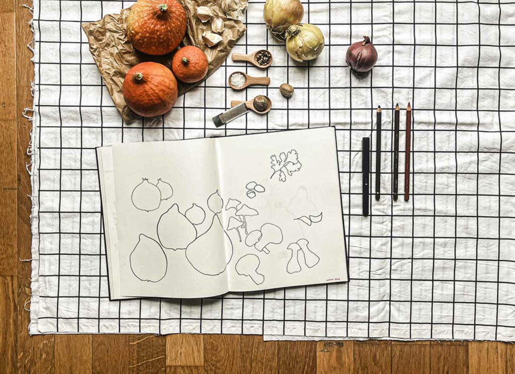 Drawing the Outlines, only the outlines...